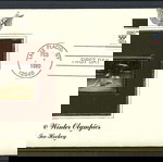  003 USA FDC  02-1980 THE WINTER OLYMPICS-ICE HOCKEY