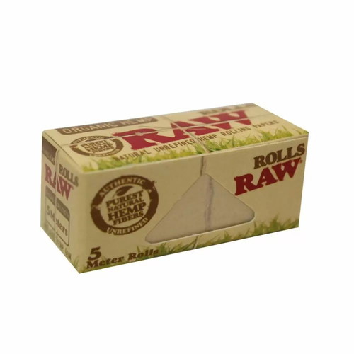 Raw Organic Hemp Rolling Paper Roll 5m New