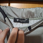 Hyper women's silver leggings with black stars, one size