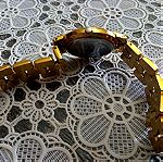  Venus  συλλεκτικό σπάνιο Ελβετικό vintage γυναικείο ρολόι χειρός με φύλλο χρυσού