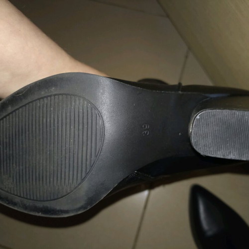 Μποτάκι μαύρο σαν καινούργιο, νούμερο 39