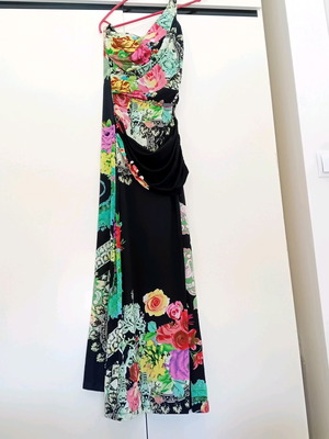 Sweet Miss dress with bust support like new, black multicolor