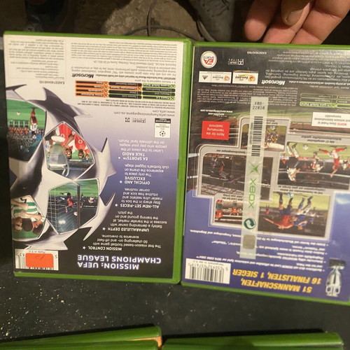 UEFA Euro 2004 and Champions League 2004-2005 Xbox games