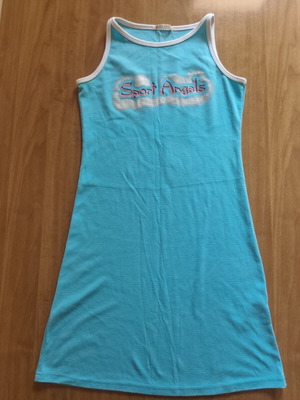 Turquoise sleeveless dress Sport Angels S/M used