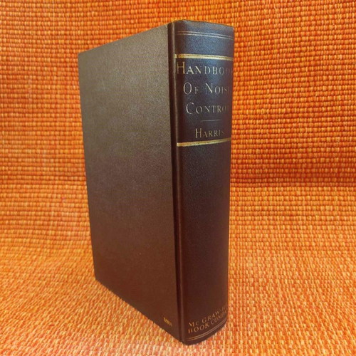 Handbook Of Noise Control 1957 used, leather-bound with gilt lettering