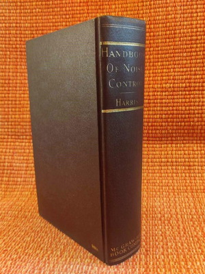 Handbook Of Noise Control 1957 used, leather-bound with gilt lettering