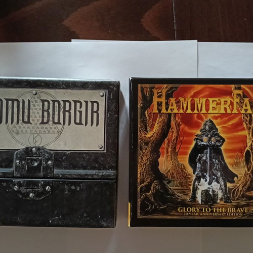 HammerFall Glory To The Brave and Dimmu Borgir Abrahadabra box set