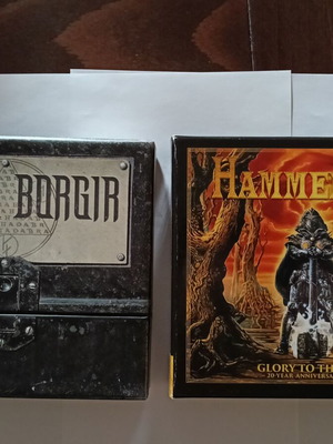 HammerFall Glory To The Brave and Dimmu Borgir Abrahadabra box set