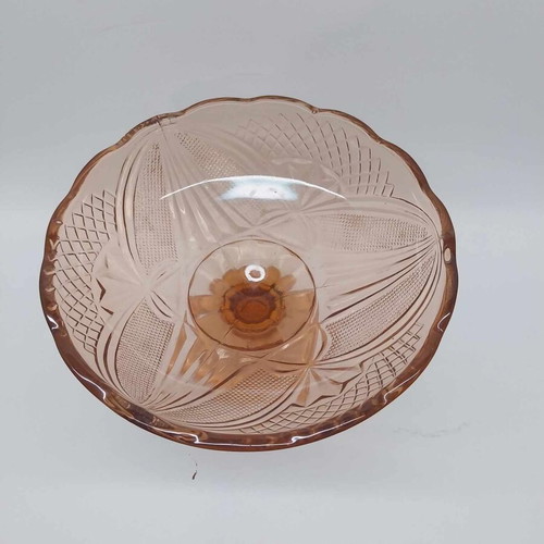 Vintage glass fruit bowl from the 80s like new