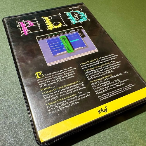 PLDshell Programmable Login Design Shell like new with 5.25 floppy disk