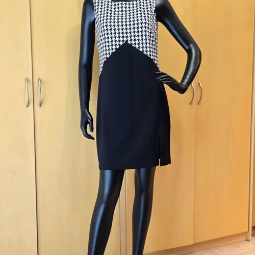 Jelonek dress new black and white M/L with side slit