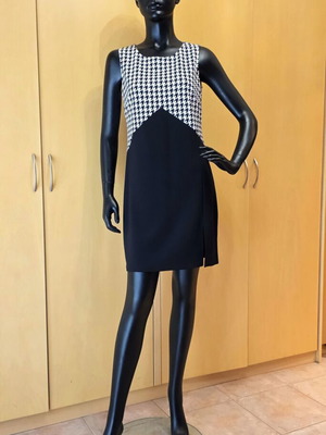 Jelonek dress new black and white M/L with side slit
