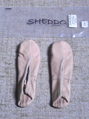 Soft Leather SHEDDO Ballet Shoes size 34 new, pink