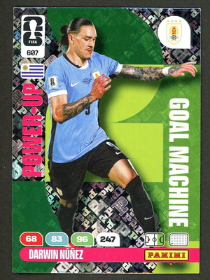 2026 Panini World Cup Adrenalyn XL #607 Nunez Power Up σαν καινούργιο πακέτο