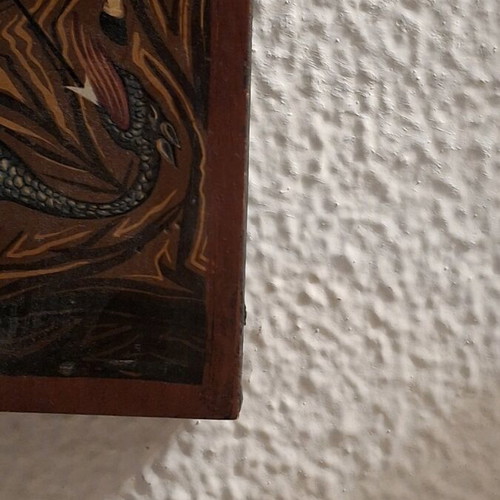 Wooden Saint George Icon used