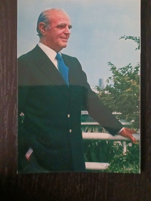 Konstantinos Karamanlis 1974 Karpostal political collectible