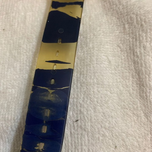 Swatch επετειακό ρολόι χειρός 1894-1994, μπλε λουράκι