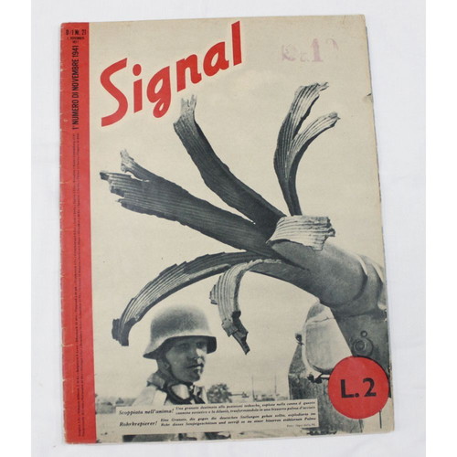 German Army Magazine Signal N.21 used 1941