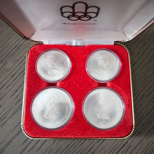 Montreal 1976 Olympic Games Silver Coin Set new