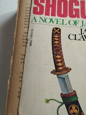 Shogun James Clavell used book with wear from age