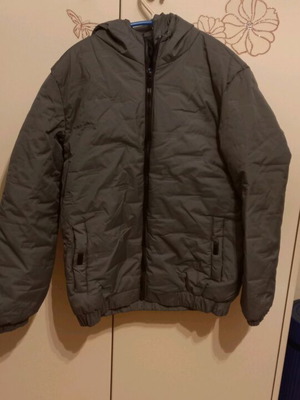 Unisex padded jacket new, khaki color, size M