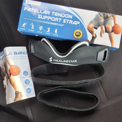 Silicone Knee Pads new, set of 2, patellar tendon support
