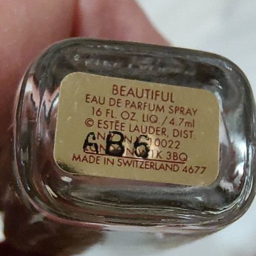 4 άδεια μίνι μπουκάλια κολόνιας Beautiful, Knownig, Spellbound, Tresor