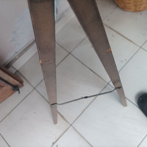 Wooden Double-Sided Floor Chalkboard About 80cm Height Like New