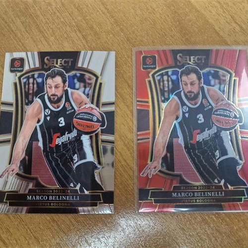 Panini Euroleague Select Virtus Bologna Belinelli card pack 2 pieces new