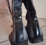 DKNY quilted boots used, size 38.5, gray