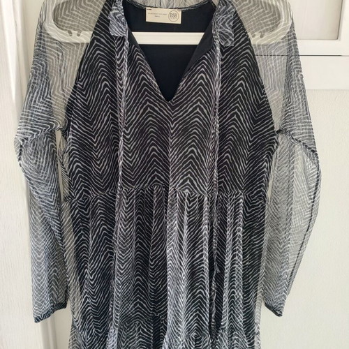 BSB dress with transparency like new, mini, black and gray