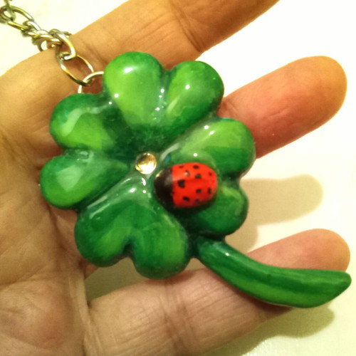 Handmade four-leaf clover new, hanging decoration
