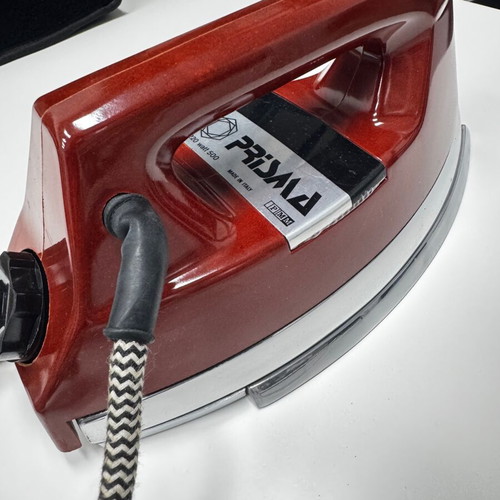 Vintage Prima hand iron new, 1960s