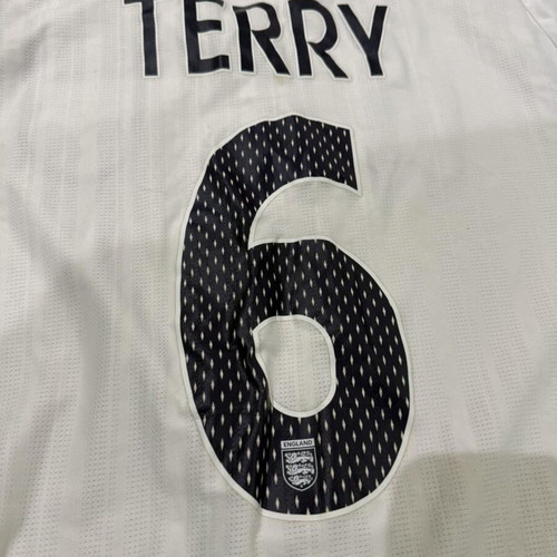 England National Team Vintage Jersey 2007-2009 John Terry #6 used Umbro