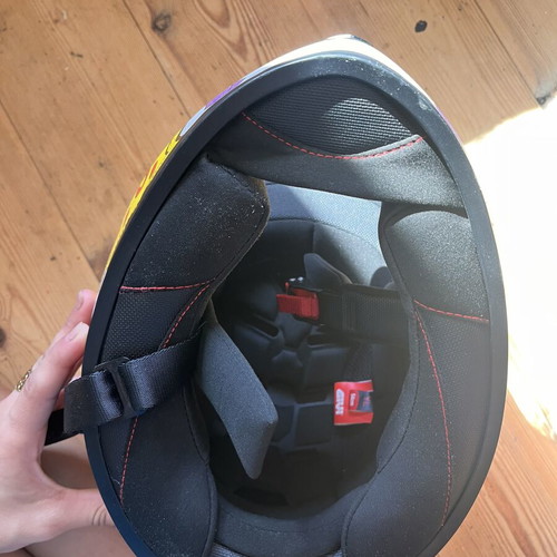 Givi HJ04 Junior Child Helmet like new, white, size 54cm