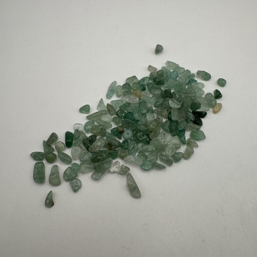 Green aventurine chipstone beads, natural stone