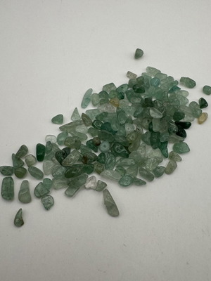 Green aventurine chipstone beads, natural stone