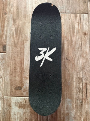 3K Mini Skateboard used, complete with grip and durable deck