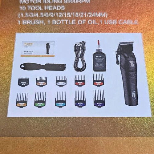Kemei KM 1858 DLC professional hair clipper new