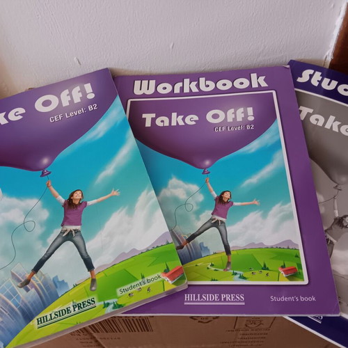 English learning books used, set