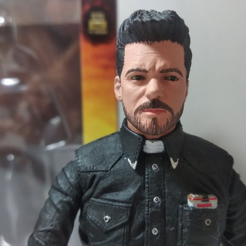 NECA Preacher 2 figures used, with boxes and accessories