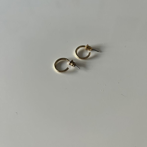 Gold-Tone Small Hoop Earrings like new