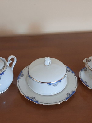 Hutschenreuther Hohenberg Porcelain Serving Set Germany 1956 like new