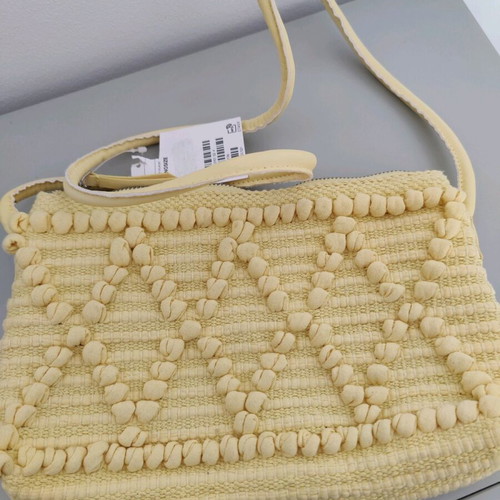 H&M shoulder bag new, yellow