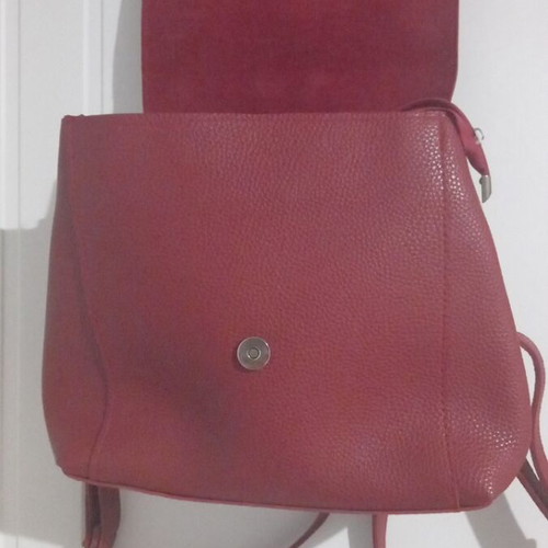 Red backpack used