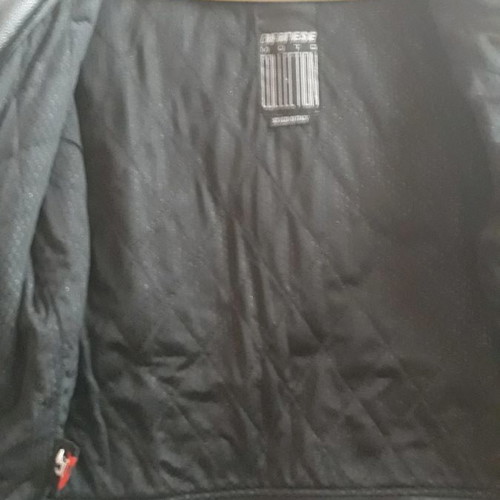 Dainese leather jacket used, size 50, with protectors