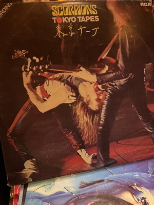 Scorpions Tokyo Tapes double live LP 1978 used, Greek edition