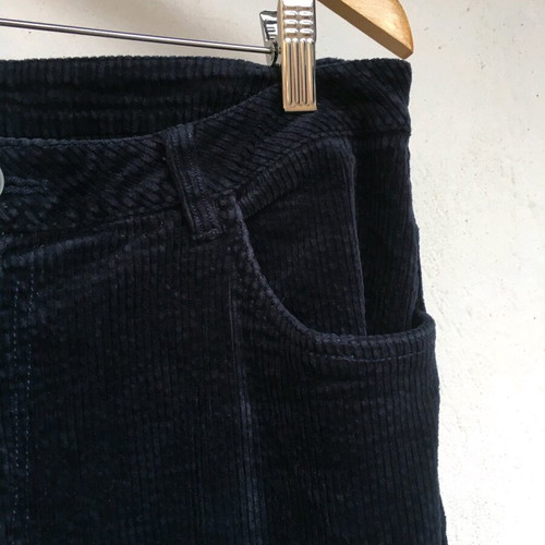 Costes navy corduroy flared pants like new, size XL