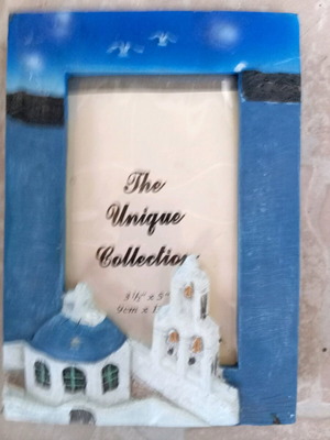 Embossed island photo frame 9×13 cm