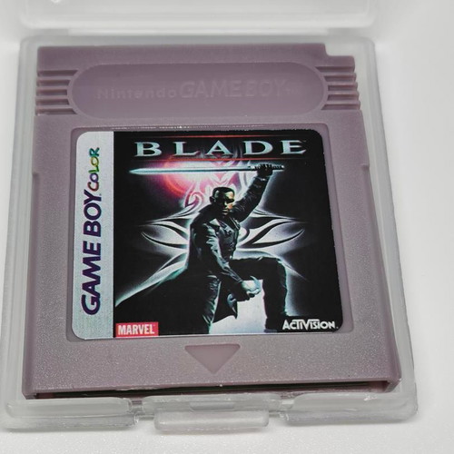 Blade Game Boy Color cartridge Marvel Activision like new